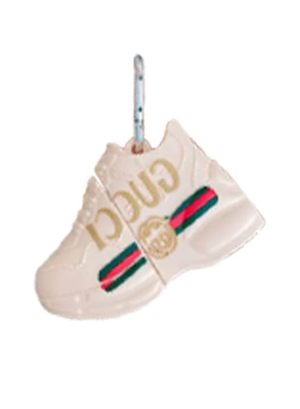 

Direct 2 U Shoes Keychain Design Airpods 2/1 Case, Beige