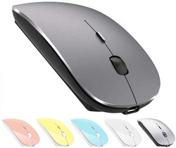 Zeru Rechargeable Bluetooth Optical Mouse, Grey