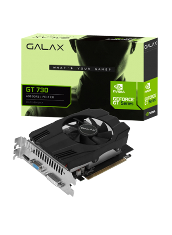 

Galax Geforce GT 730 4GB DDR3-64-bit HDMI/DVI/VGA, Black