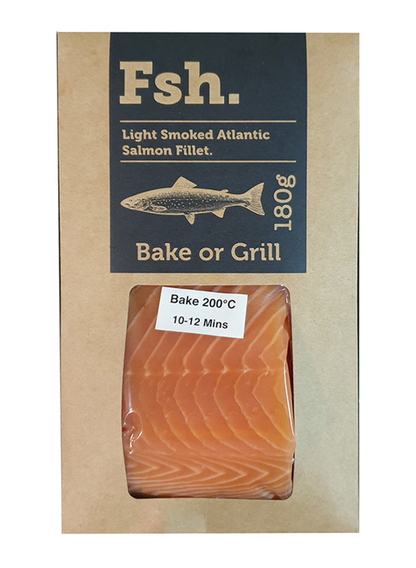 

FSH Light Smoked Atlantic Salmon Fillet, 180g