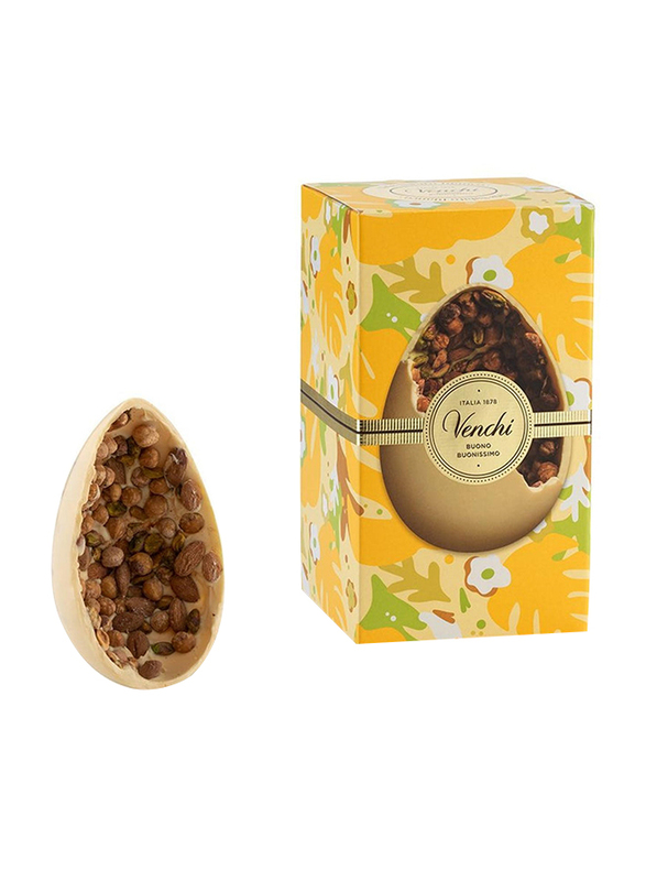 

Venchi Easter Gourmet Egg White Choco with Salted Nuts, 500g