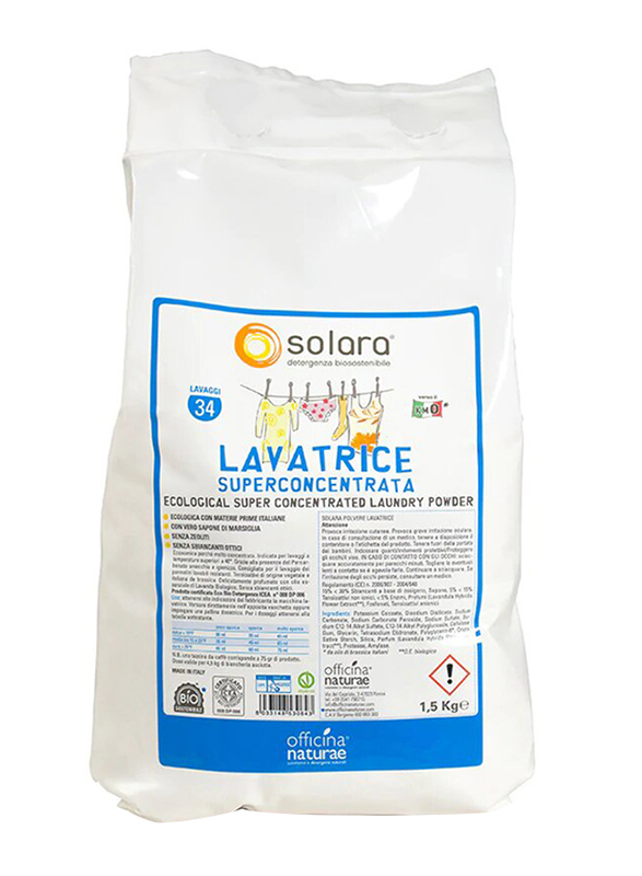 

Solara Super Lavatrice Concentrata Laundry Powder, 1.5Kg