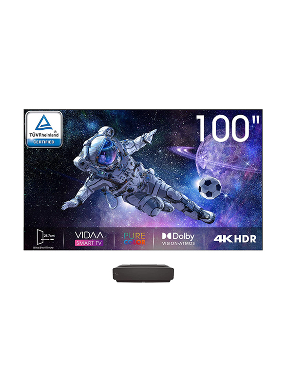 

Hisense 100-Inch 4K UHD Smart Laser TV, 100L5, Black