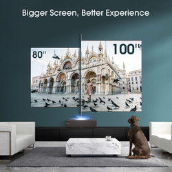 Hisense 100-Inch 4K UHD Smart Laser TV, 100L5, Black