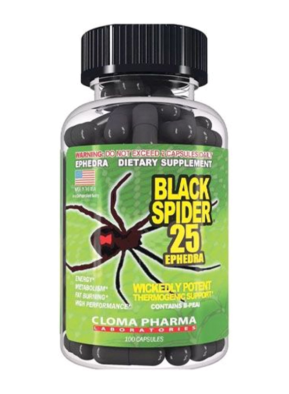 

Gat Sport Cloma Pharma Black Spider Dietary Supplement, 100 Capsules