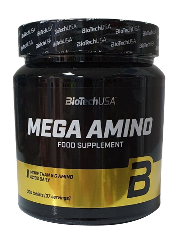 

Biotech USA Mega Amino Food Supplement, 300 Tablets