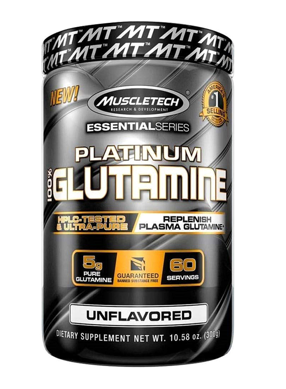 

Muscletech Platinum Glutamine, 300g, Regular