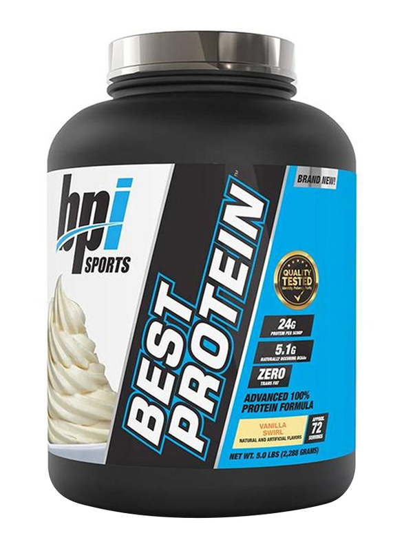 

BPI Sports Best Protein Powder, 72 Servings, 2.2 KG, Vanilla