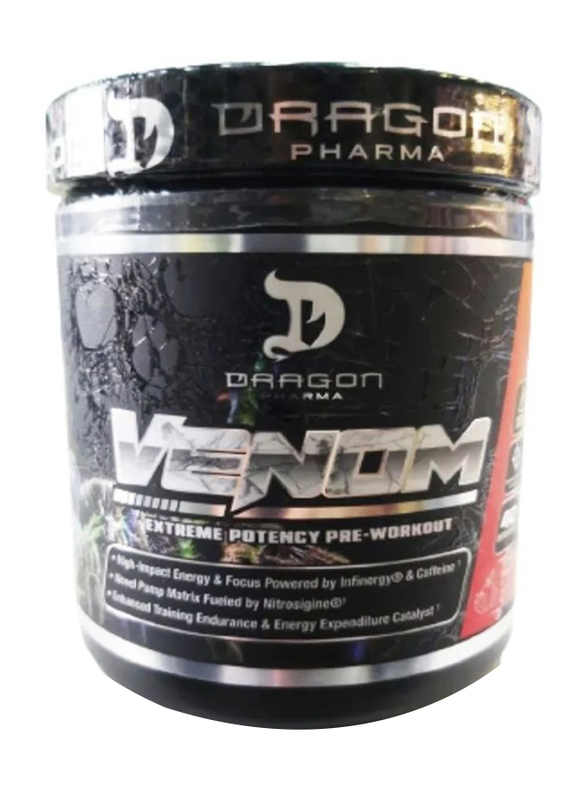 

Dragon Pharma Venom Extreme Potency Pre-Workout, 40 Servings, 195gm, Fruit Punch