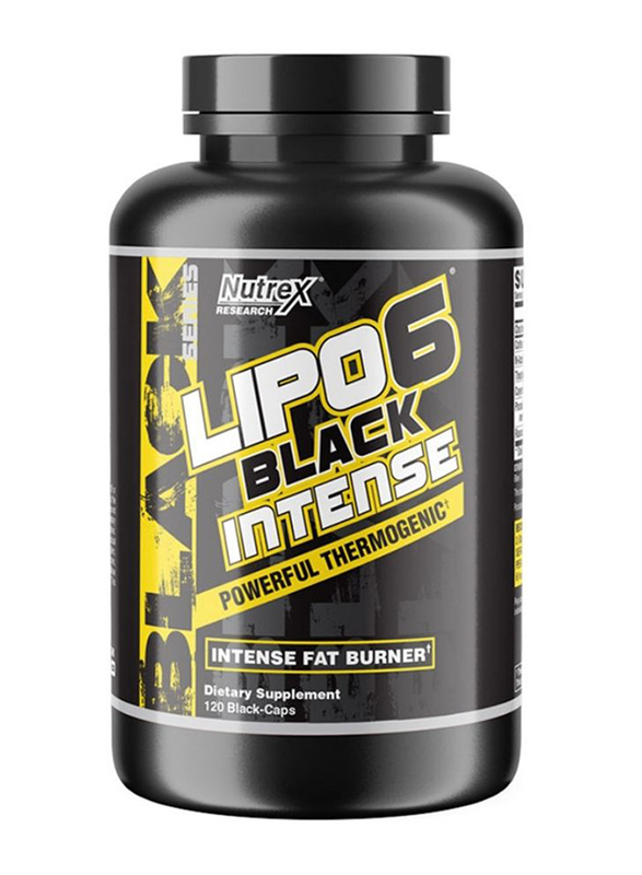 

Nutrex Research Lipo-6 Black Intense Ultra Concentrate Dietary Supplement, 120 Black Capsules