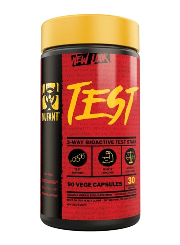 

Mutant Test Bioactive Stack, 30 Serving, 90 Veg Capsules, Regular