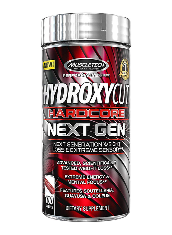 

Muscletech Hydroxycut Hard-Core Next Gen Dietary Supplement, 100 Capsules