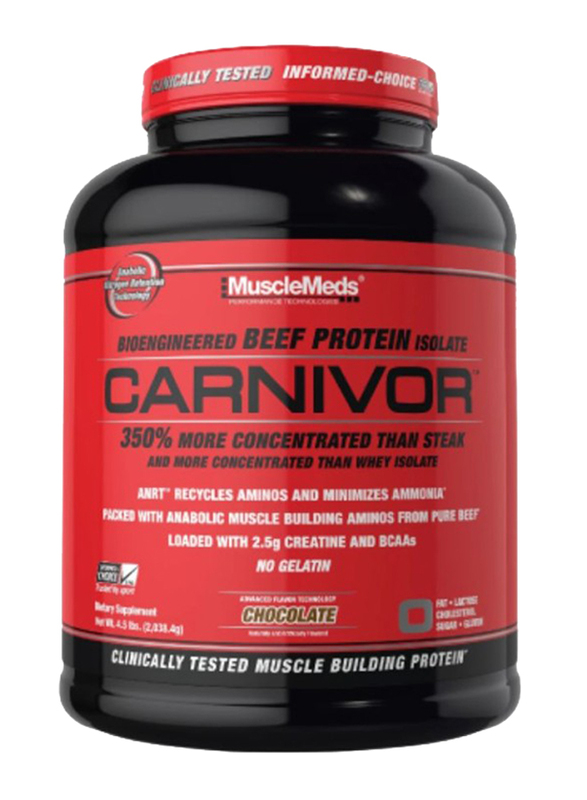 

MuscleMeds Carnivor Protein Isolate, 4 Lbs, Chocolate