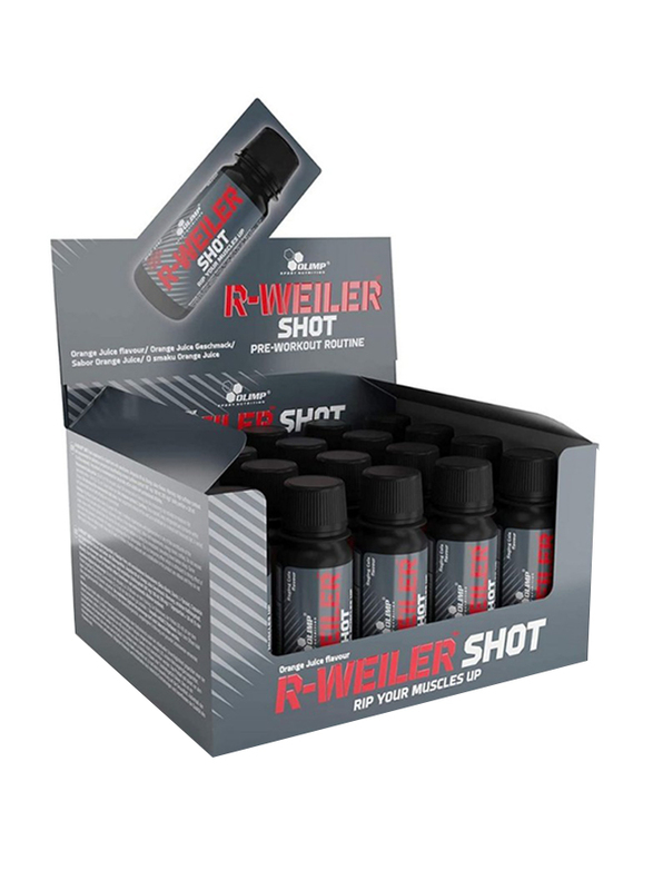 

Olimp R-Weiler Preworkout Shot, 20 x 60ml, Orange
