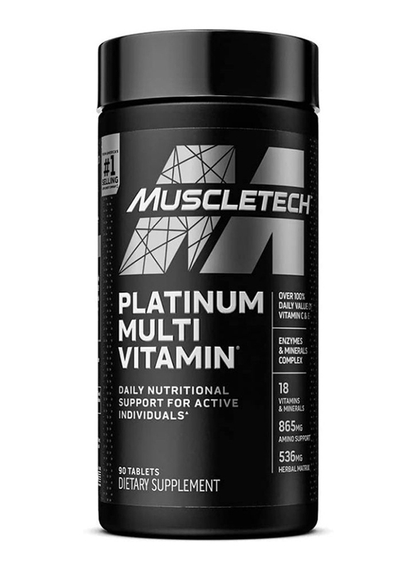 

Muscletech Platinum Multi Vitamin Dietary Supplements, 90 Tablets