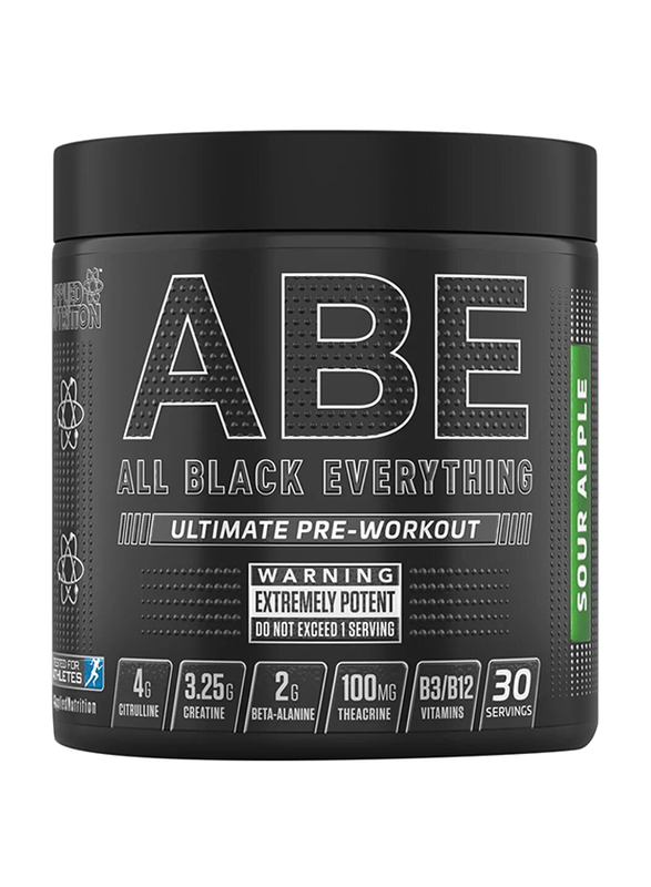 

Applied Nutrition ABE Ultimate Pre-Workout, 30 Servings, 315gm, Sour Apple