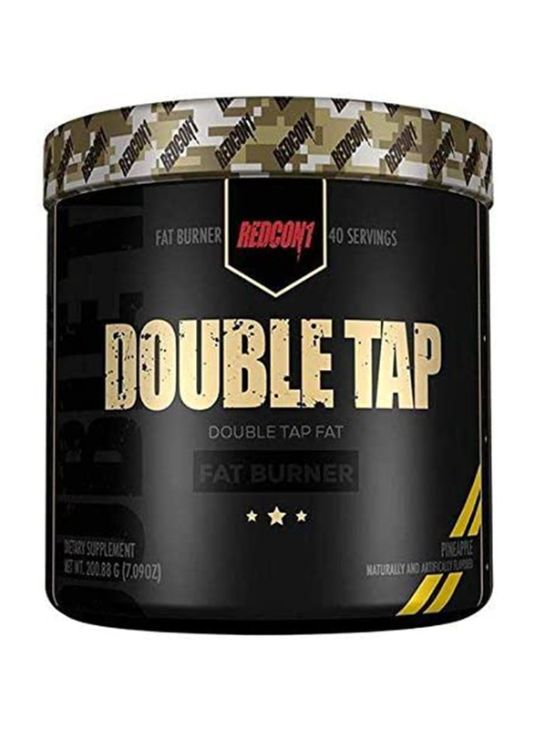 

Redcon1 Double Tap Fat Burner Powder, 40 Servings, 200gm, Pineapple