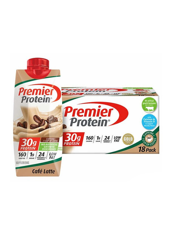 

Premier Protein Shake, 18 Pieces, Caffe Latte