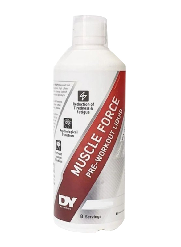 

DY Nutrition Muscle Force Pre-Workout Liquid, 500ml, Unflavoured