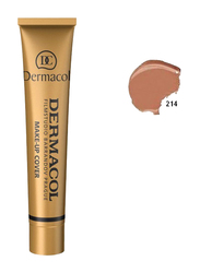Dermacol Make-Up Cover Cream Foundation with SPF 30, 214, Beige