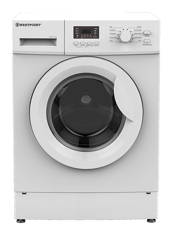 

Westpoint 6 Kg 1000 RPM Front Loading Washing Machine, WMX-61019E, White
