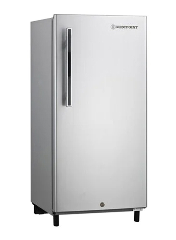 

Westpoint 220L Stainless Steel Defrost Single Door Refrigerator, WRMN-2217EI, Silver
