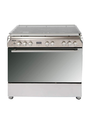 Akai 5-Burners Freestanding Gas Cooker With Gas Oven, CRMA-960SC, Silver