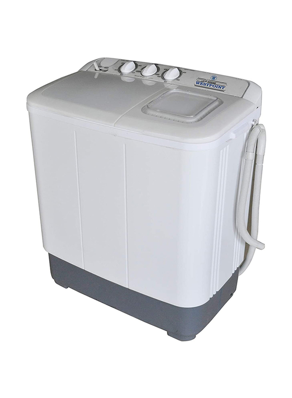 

Westpoint 12 Kg Top Load Semi Automatic Twin Tub Washing Machine, WTW-1215, White