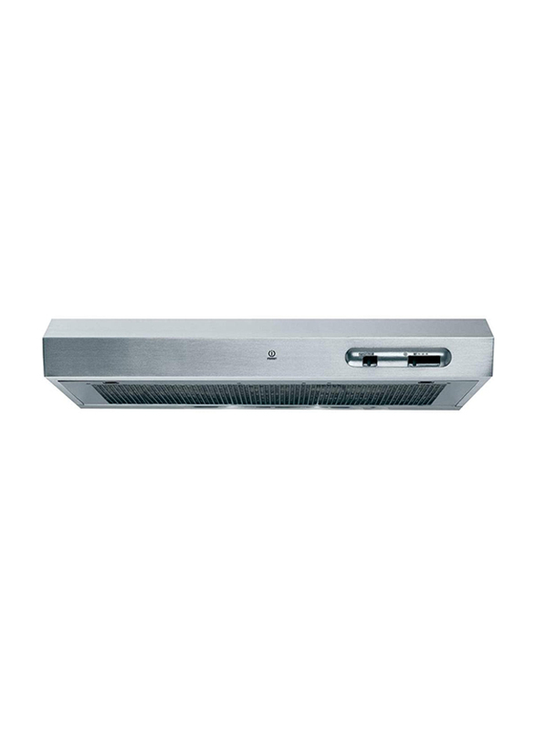 

Indesit 90cm Built-In Cooker Hood, ISLK-96LSX, Silver