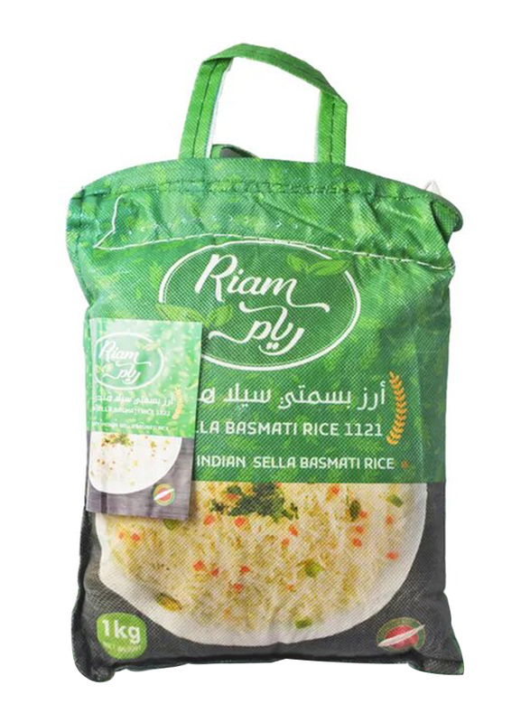 

Riam Pure 1121 Creamy Sella Basmati Rice, 2 x 1 Kg