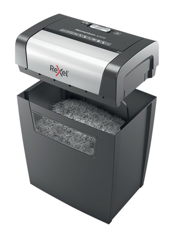 

Rexel Momentum X308 Cross Cut Shredder, Grey