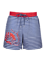 Anemoss Shrimp Swim Trunk Shorts for Men, L, Blue