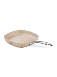 Korkmaz 28cm Granita Square Grill Pan, A1268, 28x28 cm, Beige