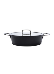 Serenk 26cm Excellence Granite Round Saute Pan, Black