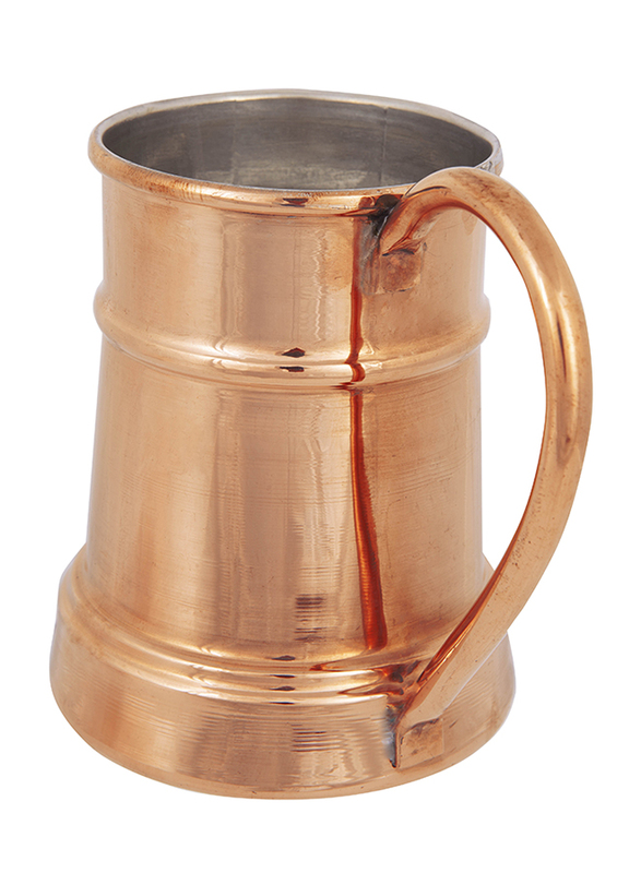 

Serenk 600ml Debito Copper Mug with Handle, Copper