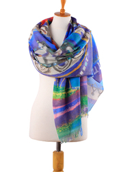 BiggDesign Women's Evil Eye Wraps, Multicolour