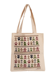 Biggdesign Strap Tote Cloth Bag for Women, Off White