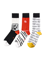 Biggdesign Dogs Pawformance Socks Set for Men, 3 Pairs, Multicolour