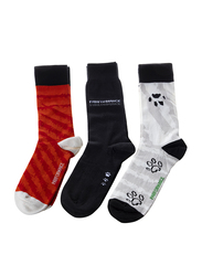 Biggdesign Dogs Socks Set for Men, 3 Pairs, Multicolour