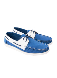 BiggDesign Anemoss Linen Men's Shoes, Size 43, Dark Blue