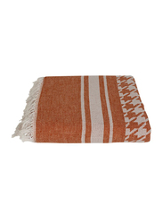 Ecocotton Luna Peshtamal Double Bed Cover, 200x230cm, Brown