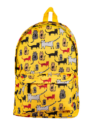 Biggdesign Cats Backpack, Yellow