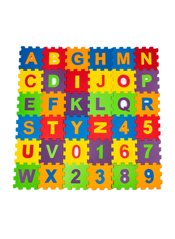 

Matrax 36-Piece Eva Puzzle Play Mat, Multicolour