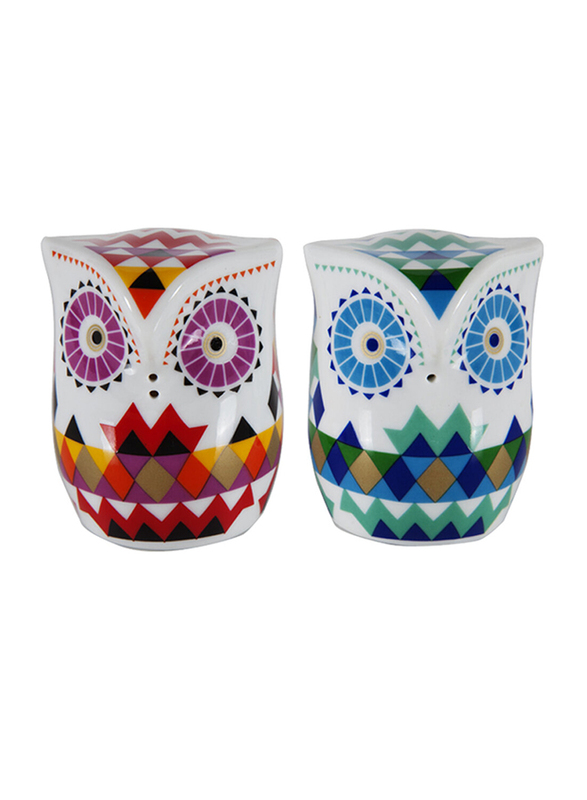 

Biggdesign 2-Piece Salt and Pepper Shakers, Multicolour