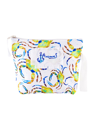 BiggDesign Anemoss Crab Patterned Makeup Bag, Multicolour