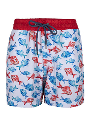 Anemoss Aquarium Swim Trunk Shorts for Men, S, Blue