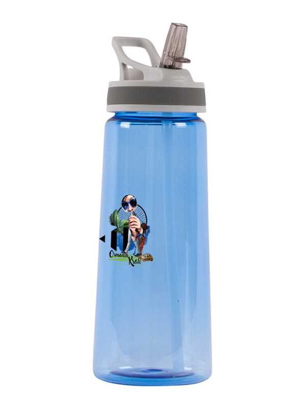 Biggdesign 700ml Nature Plastic Water Bottle, Blue