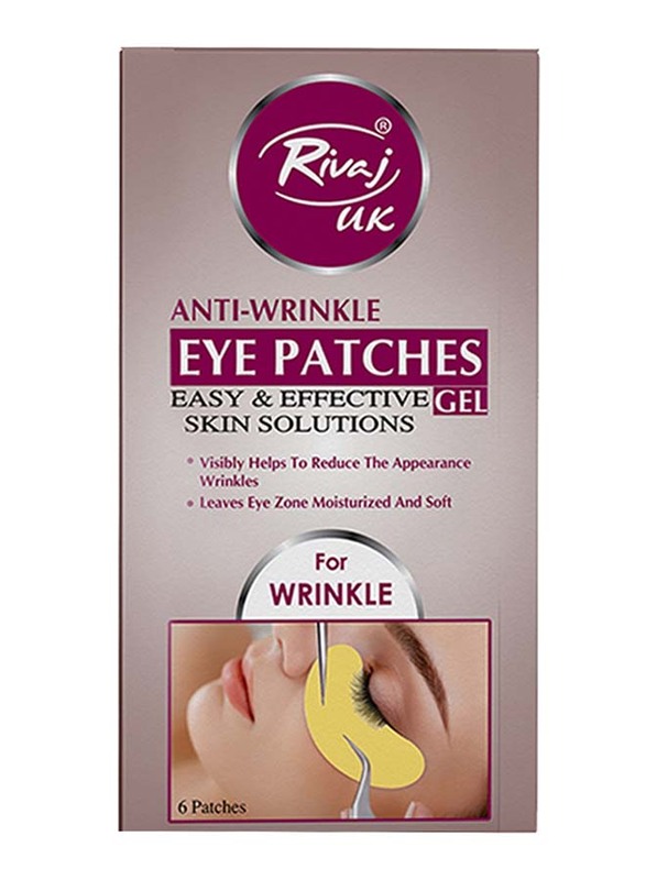 

Rivaj UK Anti-Wrinkle Eye Patches Gel, 6 Patches