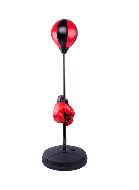 

Boxing Stand with Gloves, Red/Black