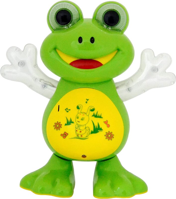 

Toy Land Dancing Frog Toy with Lights and Music, Green